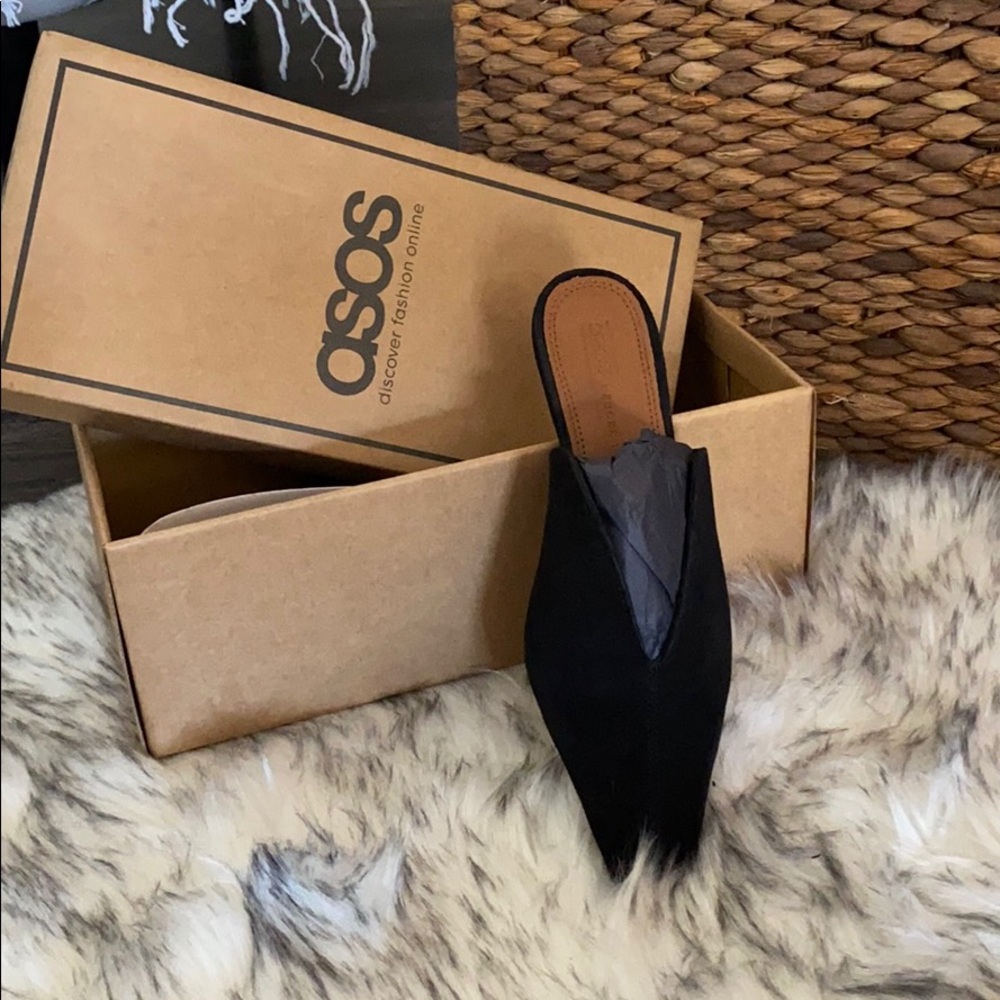ASOS Black Mules